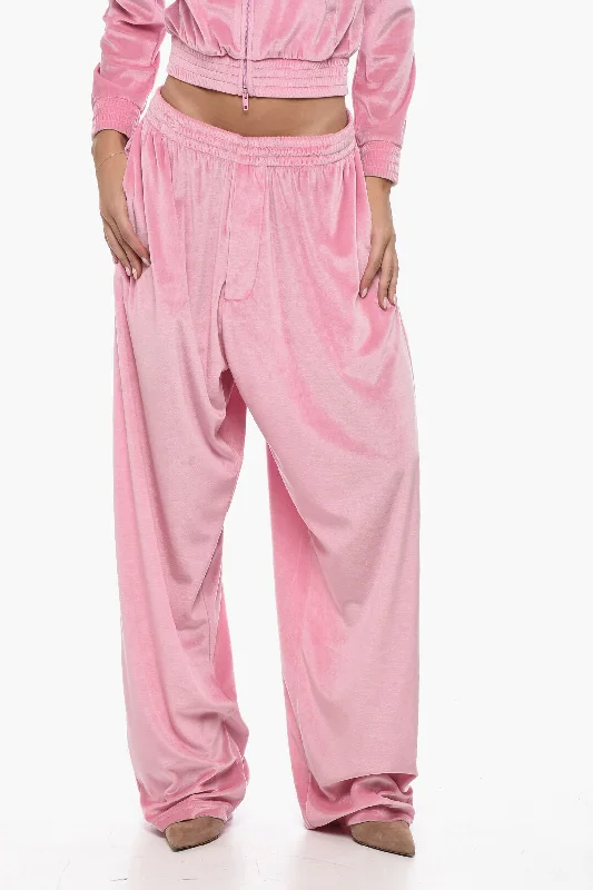 Last Chance Balenciaga Chenille Pants With Drawstings