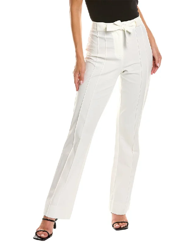 Super Deal Donna Karan Luxe Tech Belted Seam Pant