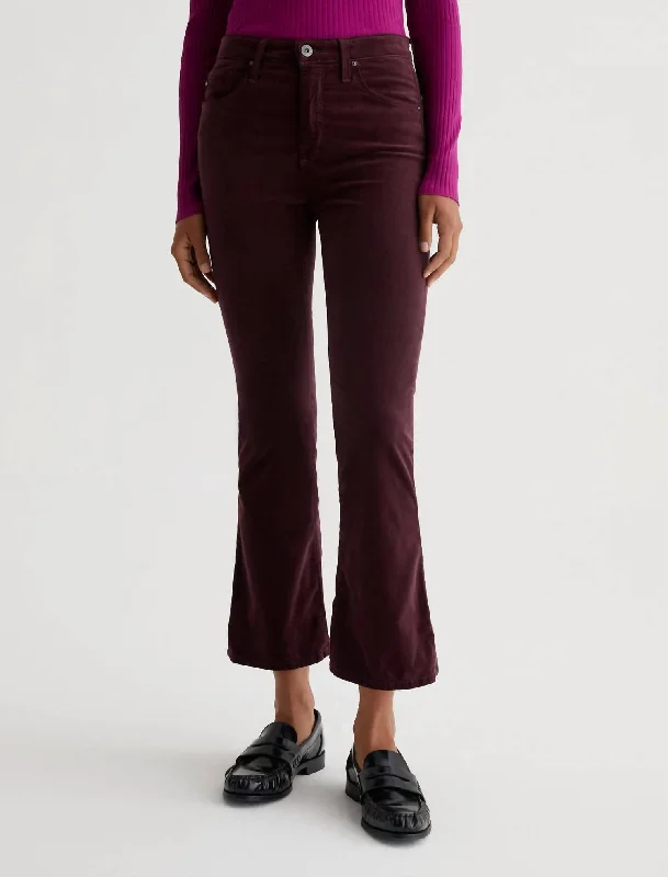 Special Buy Farrah Boot Crop Jean In Pinot Noir