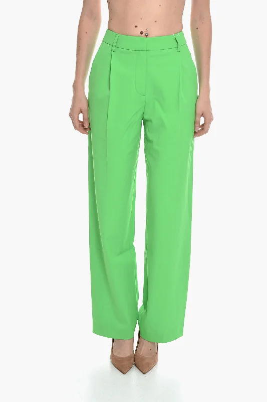 Epic Deals Samsoe Samsoe High Waist Single Pleated PAOLA Flared Pants
