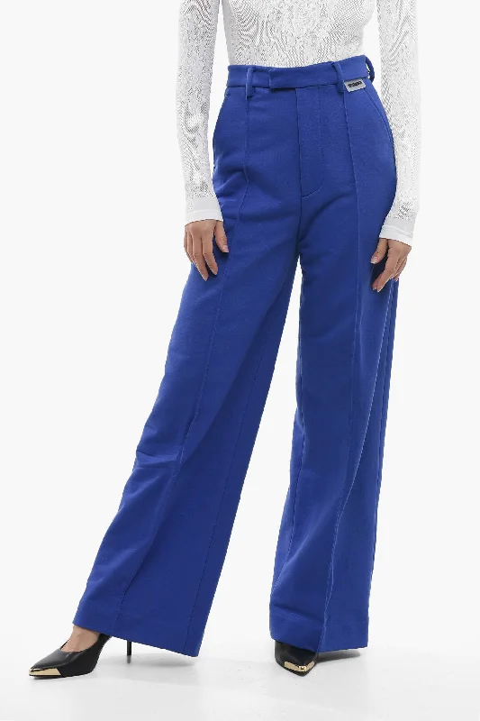 Midnight Madness Vetements High-waisted Pants with Front Pleats