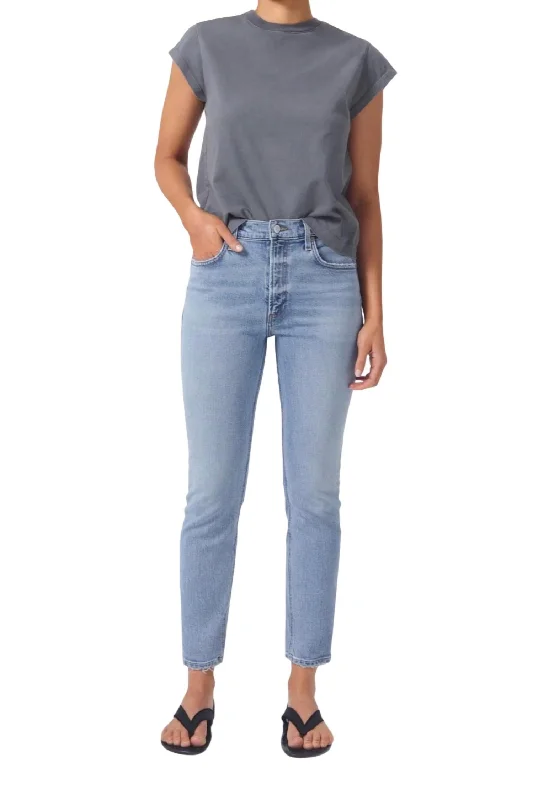 Weekend Savings Spree Willow Mid Rise Slim Crop Jeans In Torch