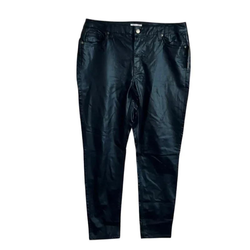 Unbeatable Prices Faux Leather Pant In Black