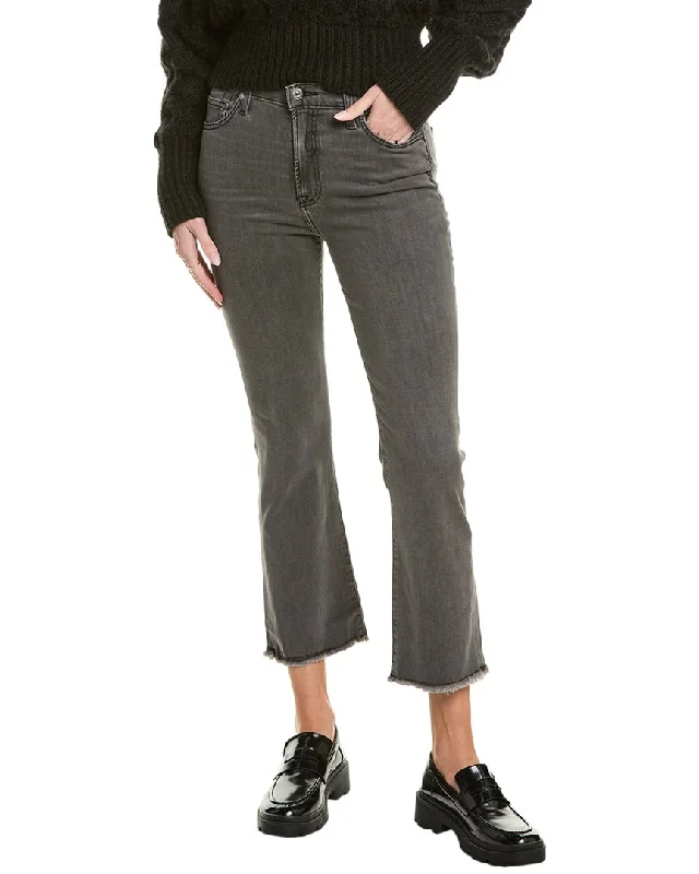 Weekend Specials to Celebrate 7 For All Mankind High-Waist Wash Black Slim Kick Jean