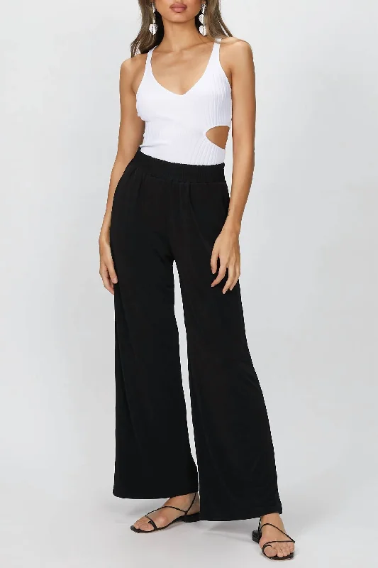 Weekend Deals That Wow Philosophy Wide Leg Pocket Pant In Black
