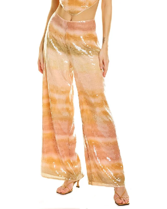 Limited Availability Cult Gaia Kora Silk-Blend Pant