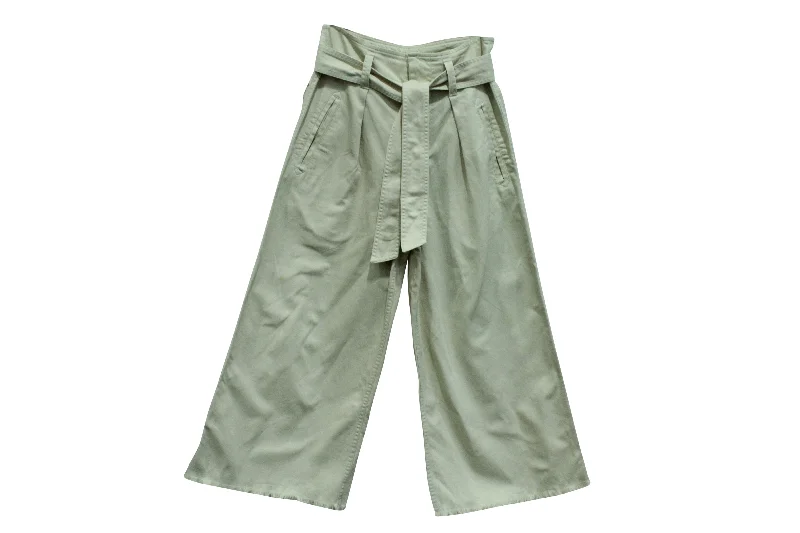 Massive Deals Isabel Marant Wide Leg Pants in Beige Cotton