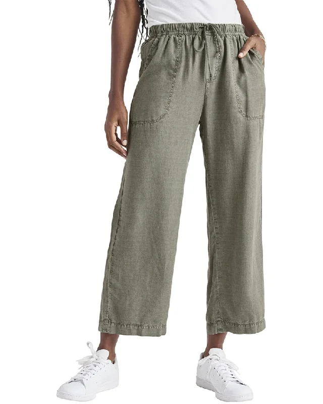 New Arrival Splendid Angie Crop Linen-Blend Wide Leg Pant