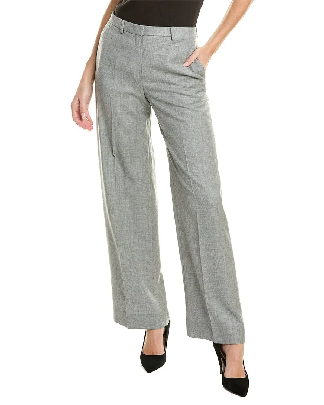 Buy Now Theory Wool Wide Trouser