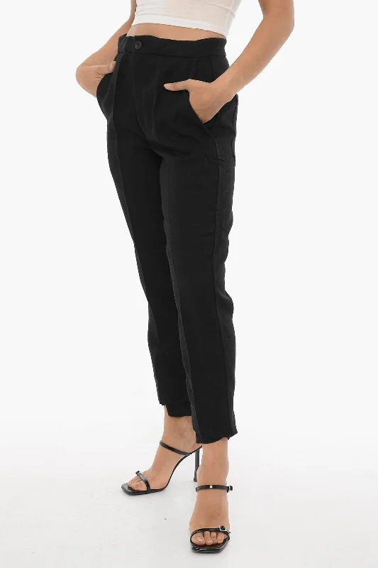 Final Markdown Setchu High Waist Virgin Wool Straight Leg Pants