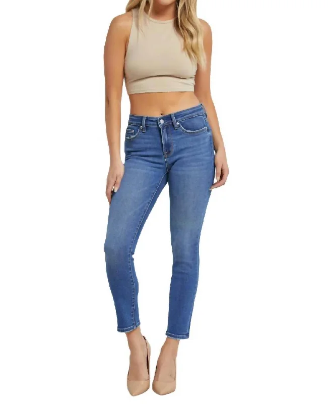 Weekend Flash Sale Mid-Rise Cigarette Ankle Jeans In Citrine