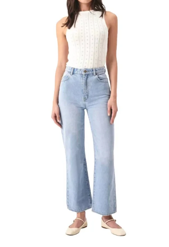 Final Offer Heidi Ankle Jean In Light Blue