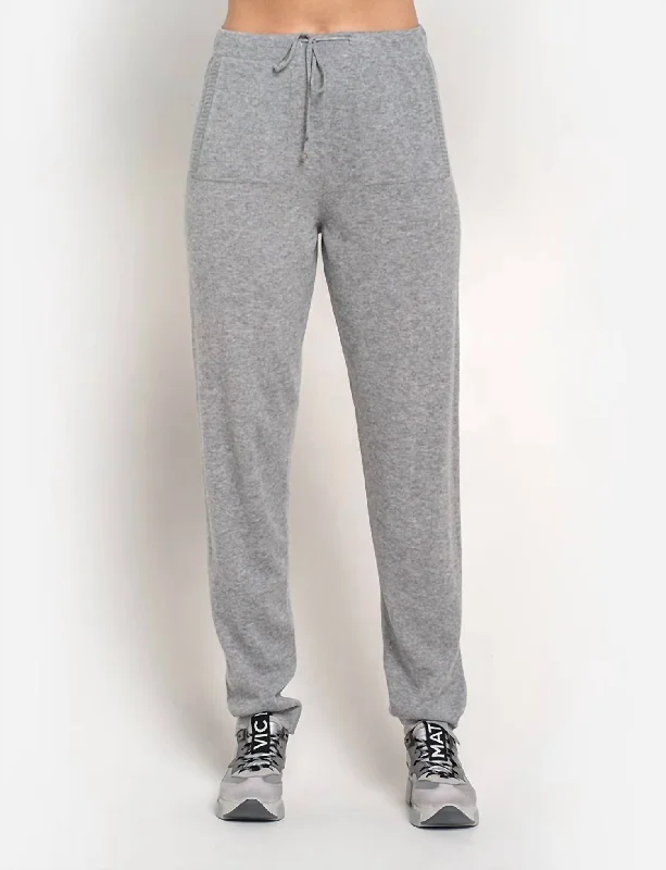 Great Deals Basic Cashmere Jogger Pant In Granite
