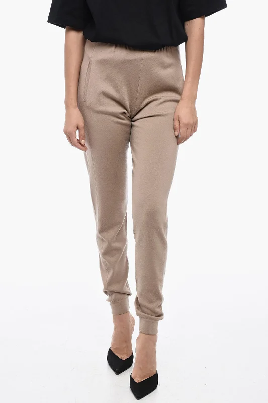 Price Reduction Saint Laurent Wool Sweatpants with Cuffs
