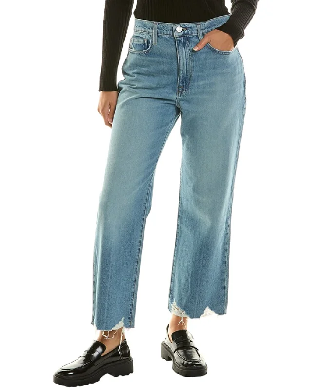 Value Deals FRAME Denim Le Slim Palazzo High-Rise Varsity Blues Modern Chew Wide Leg Jean