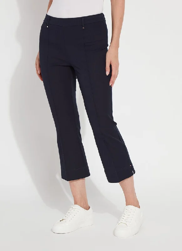 Reduced Price Cropped Amanda Bootcut- Navy (25" Inseam)