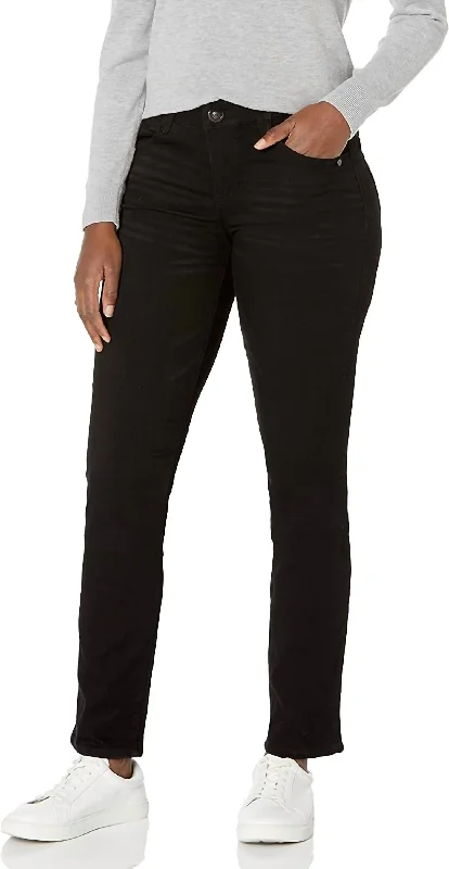 Savings Galore Curvy Straight Leg Pant In Black