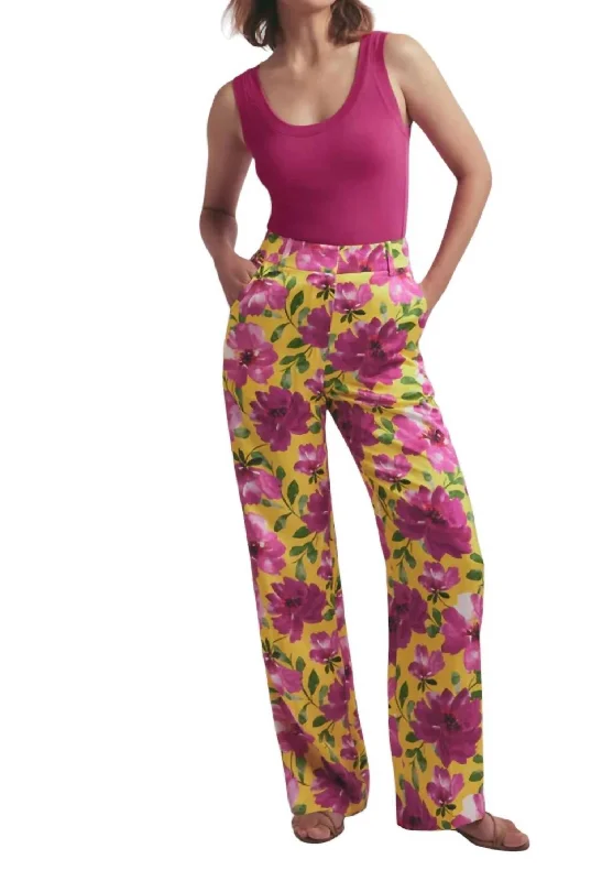 Closeout Fiona Trouser Pants In Floral
