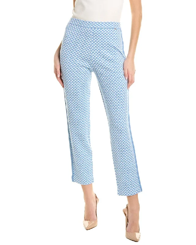 Low Cost St. John Jacquard Houndstooth Wool-Blend Pant