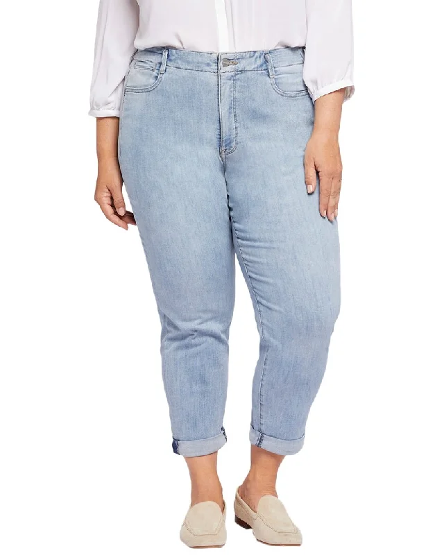 Steals and Deals NYDJ Plus Girlfriend High-Rise Skinny Jean