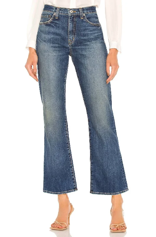 Low Cost Boot Cut Jean In Classic Wash