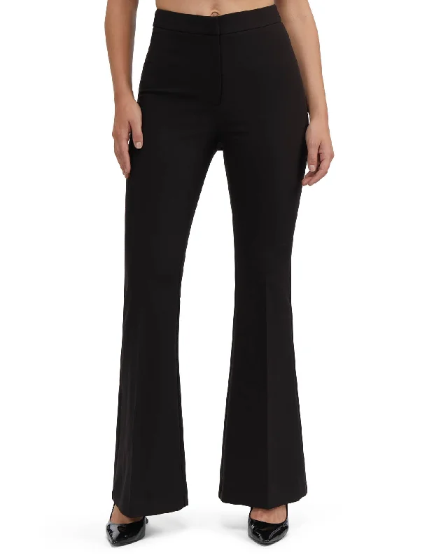 Amazing Deals Bebe Women's High Waist Flared Tailored Pant