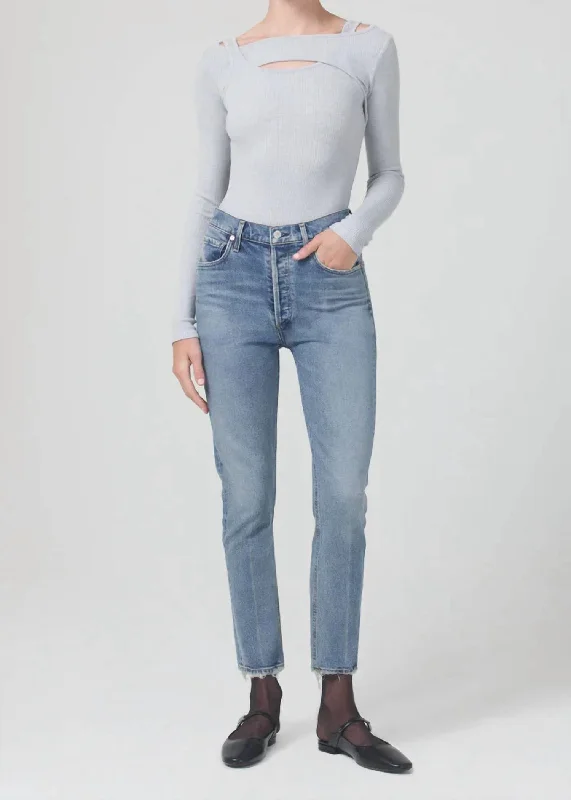 Extra Savings Jolene High Rise Straight Jeans In Dimple