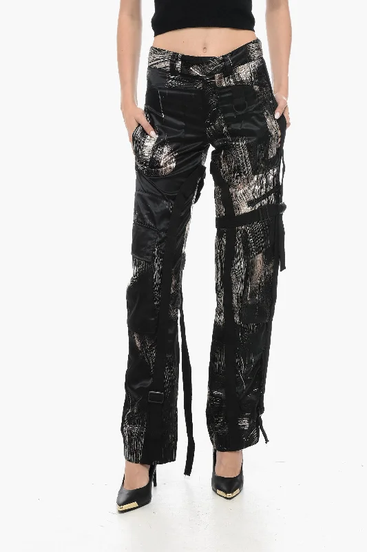 Buy More, Save More Louisa Ballou Patterned Nylon Cargo Pants