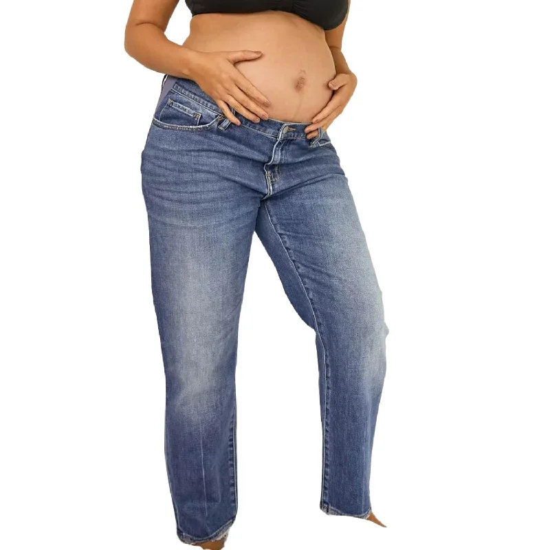 Special Savings The Under The Belly Boyfriend Maternity Jean In Indigo