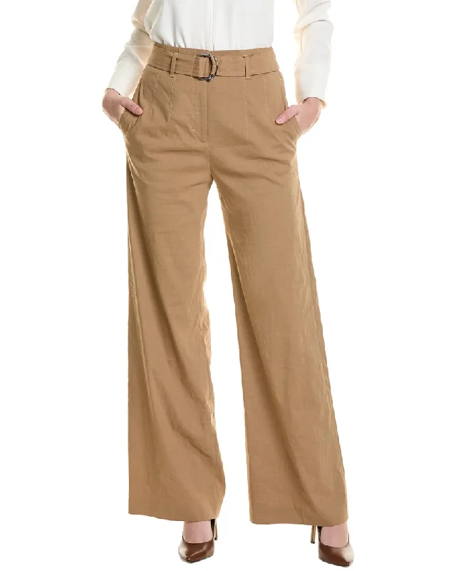 Weekend Deals to Make You Happy Hugo Boss Tasena Linen-Blend Pant