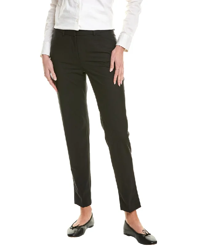 Weekend Bargains to Cherish Brooks Brothers Explorer Crop Straight Wool-Blend Pant