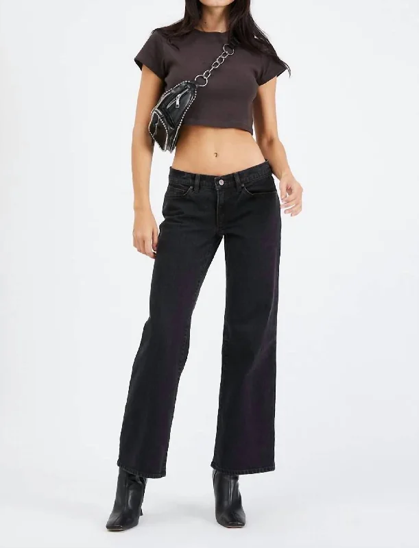 Weekend Deal 99 Low Wide Jeans In Black Box