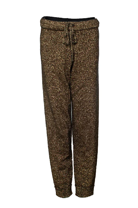 Sale Alert Metallic lurex jogging trousers