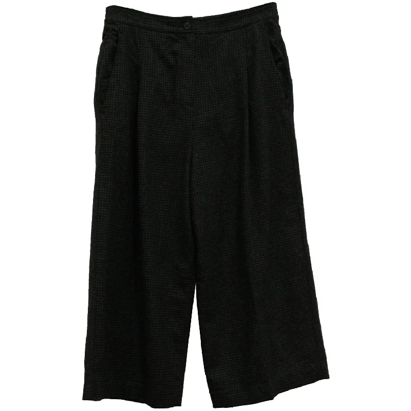Massive Savings McQ by Alexander McQueen Culottes in Grey Wool