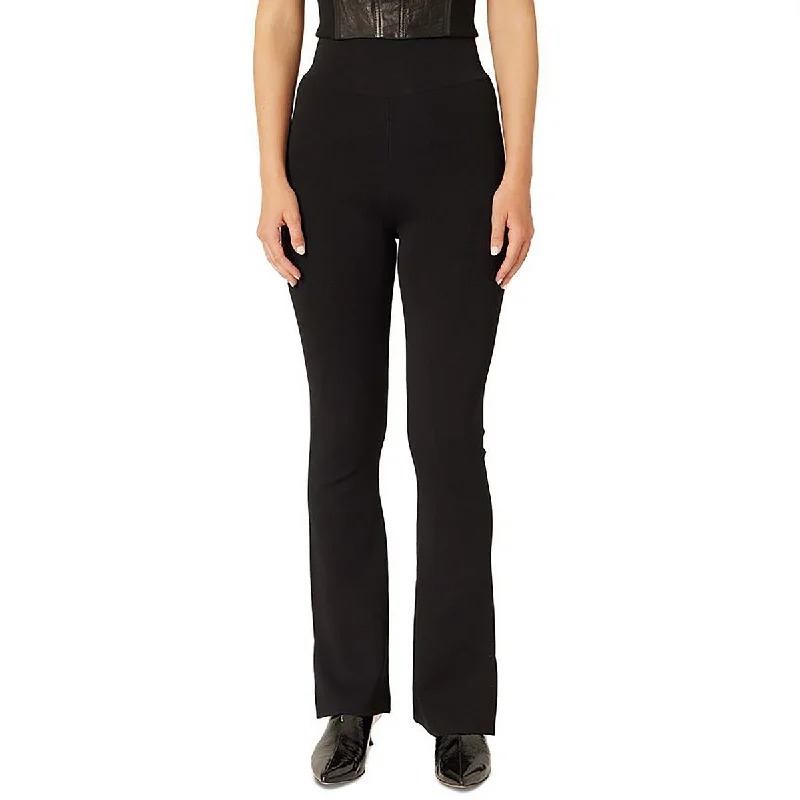 New Markdowns Womens Knit High Rise Bootcut Pants