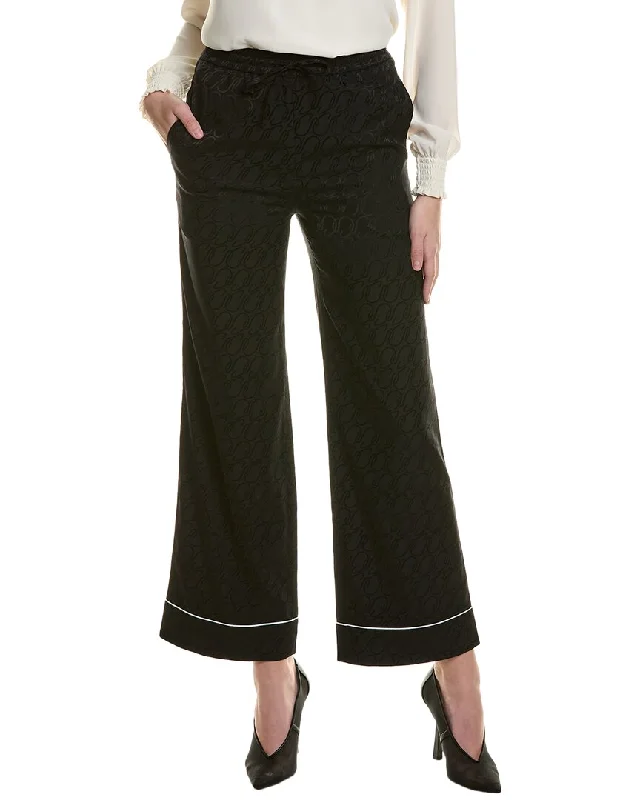 Season Finale Sale St. John Cursive Icon Silk-Blend Pant