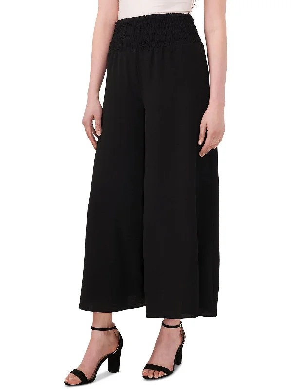 Price Reduction Womens High Rise Wide Leg Ankle Pants