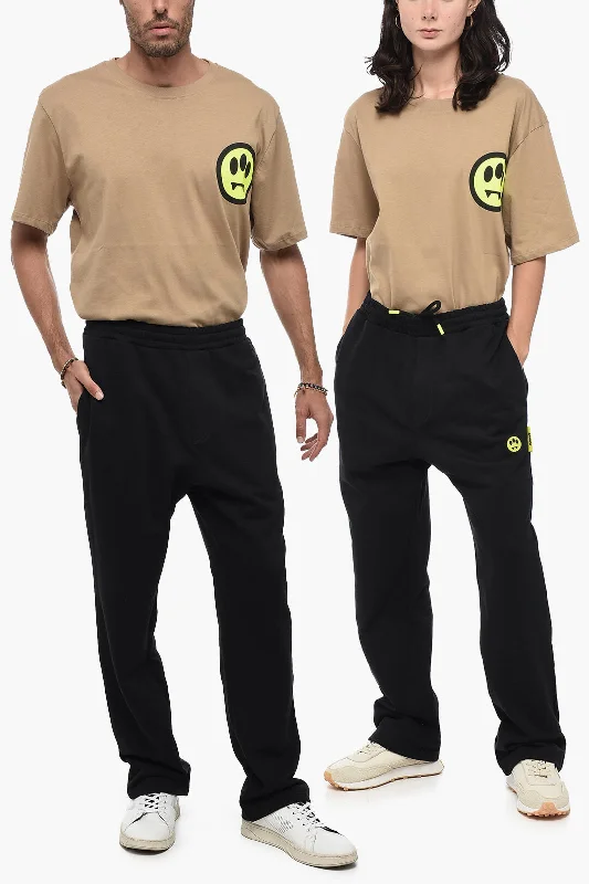 Deal of the Day Barrow Brushed Cotton UNISEX Joggers with Contrasting Logo