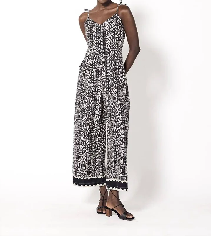 Weekend Discounts You Deserve Briony Jumpsuit In Black & White