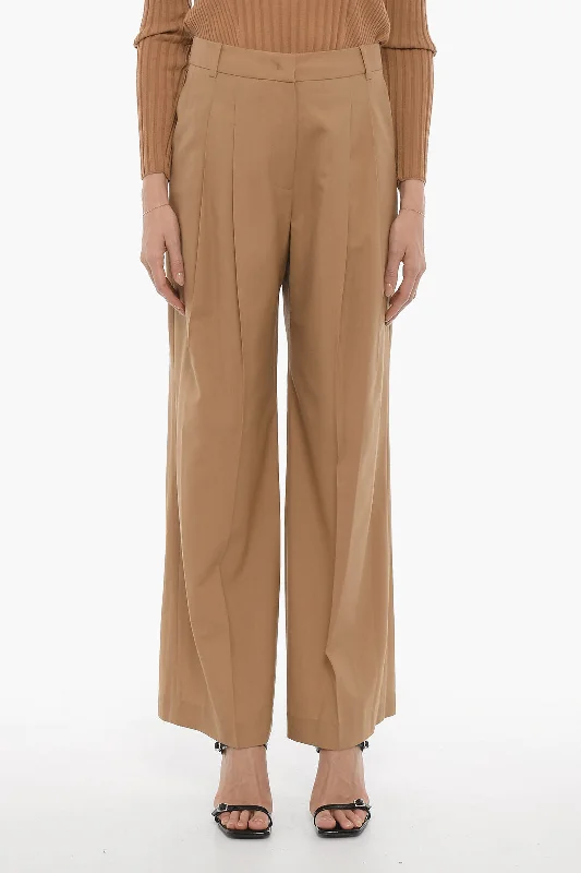 Bargain Bin Low Classic Double-Pleat Wool Pants