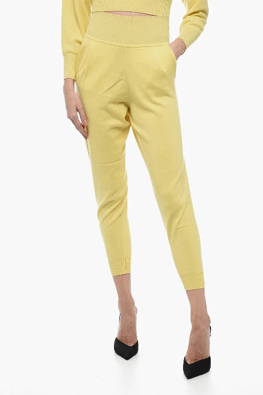 Discount Extravaganza Art Essay Cashmere MAYA Joggers with Pleats