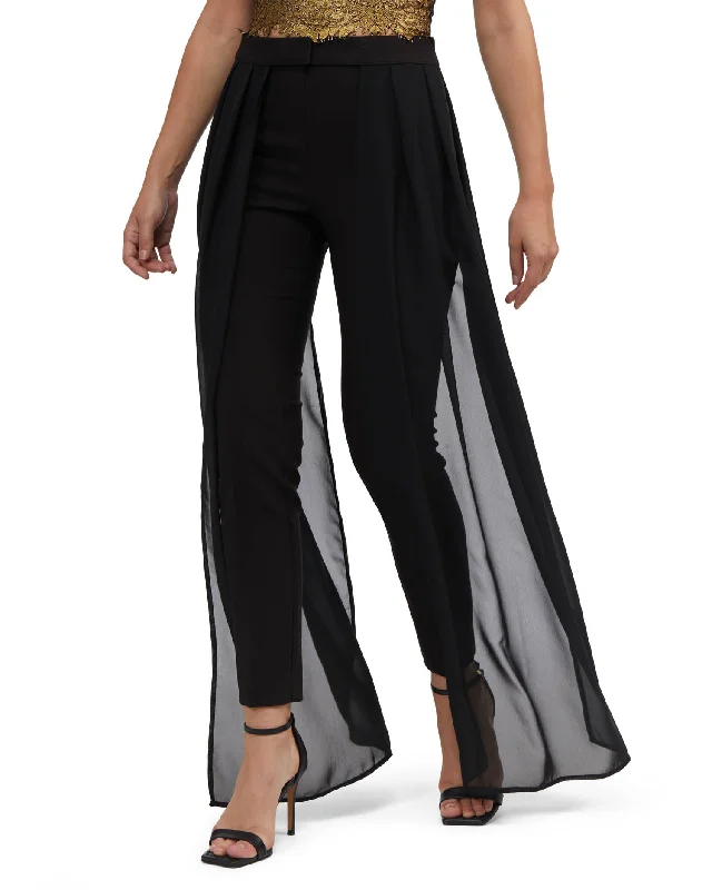 Bargain Prices Bebe Women's High Waist Removable Chiffon Belt Slim Pant