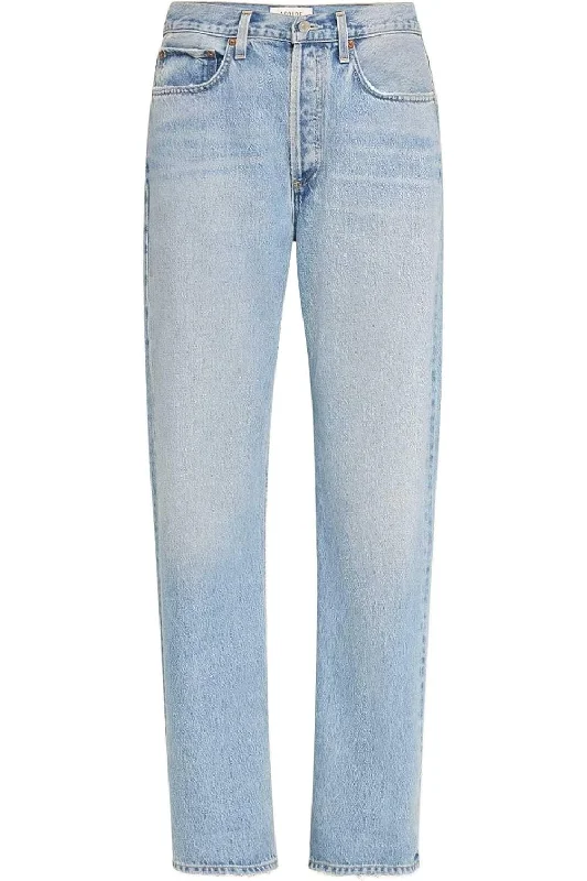Referral Discount Agolde Women's Kelly High-Rise Relaxed Straight Jeans, Harmonic
