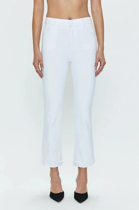 Weekend Specials to Snag Lennon High Rise Crop Boot Jeans In Cloud Vintage