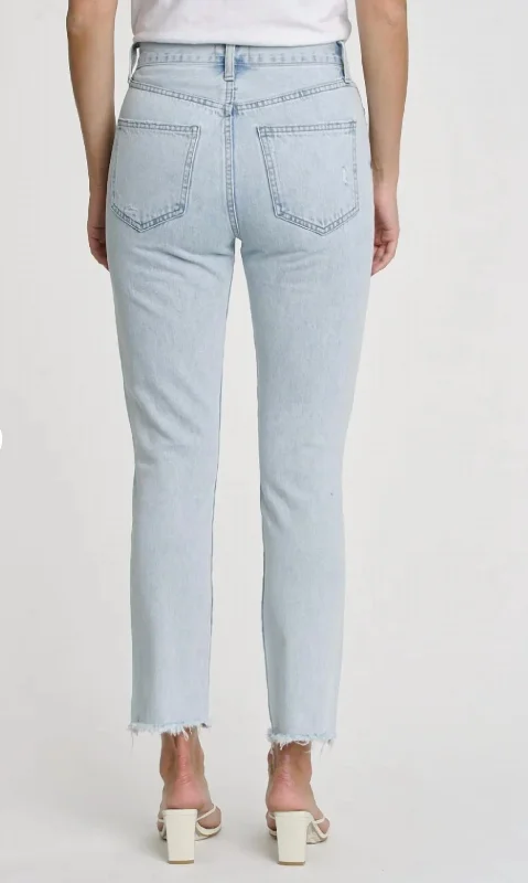 Extra Discounts Keaton High Rise Straight Jean In Rennie
