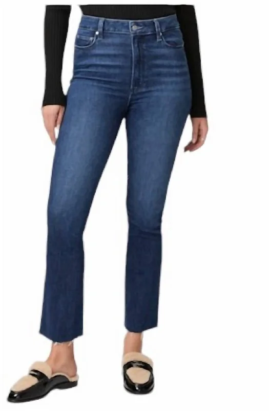 Limited Time Claudine Maternity With Raw Hem Jeans In Sail Away