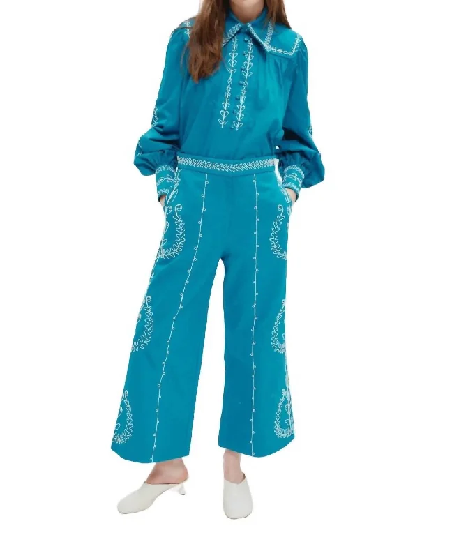 Flash Sale Donovan Corded Pant In Sapphire