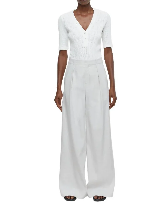 Daily Specials Rylan Wde-Leg Pants In Limestone