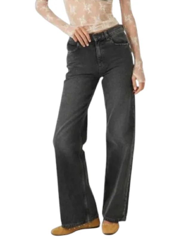 Bargain Blast Tinsley Baggy High Rise Jeans In Black