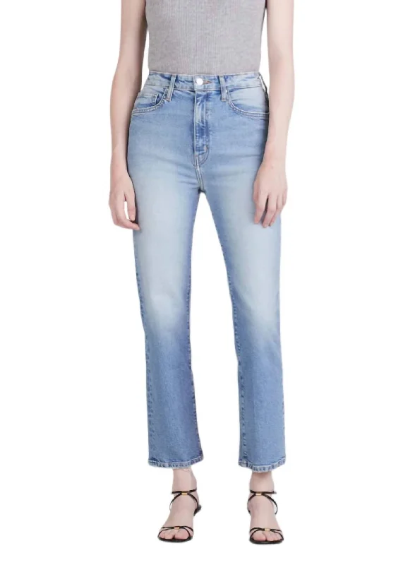 Exclusive Deal Frankie High Rise Ankle Straight Jeans In Sutton Vintage